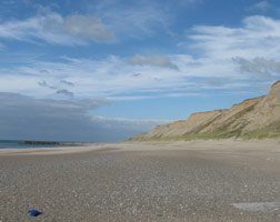 Strand und Landschaft in der Umgebung unserer Ferienhäuser in Sondervig