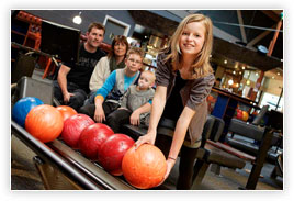 Bowling Spaß für die ganze Familie